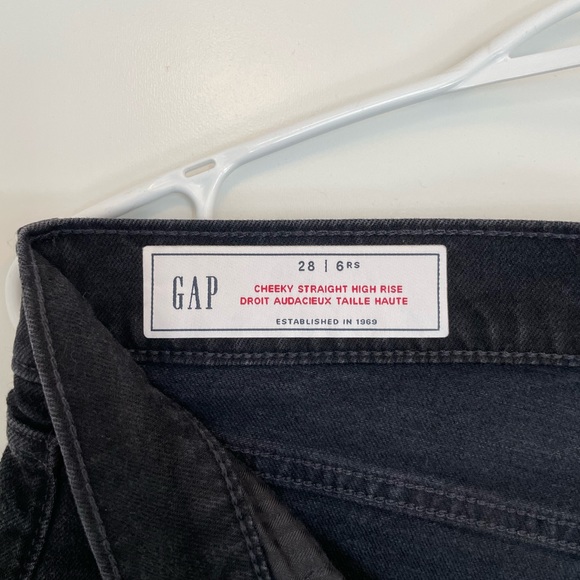 Gap High Rise Cheeky Straight Jeans 28 - Picture 4 of 5